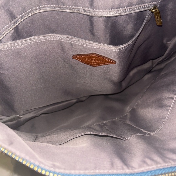 Fossil Felicity Gem Blue Tote - Picture 5 of 6